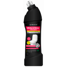 1572-075, White & Shine Toilet Cleaner, Чистящий гель для сантех "Лимонная свежесть" 0,75л, 14шт/кор